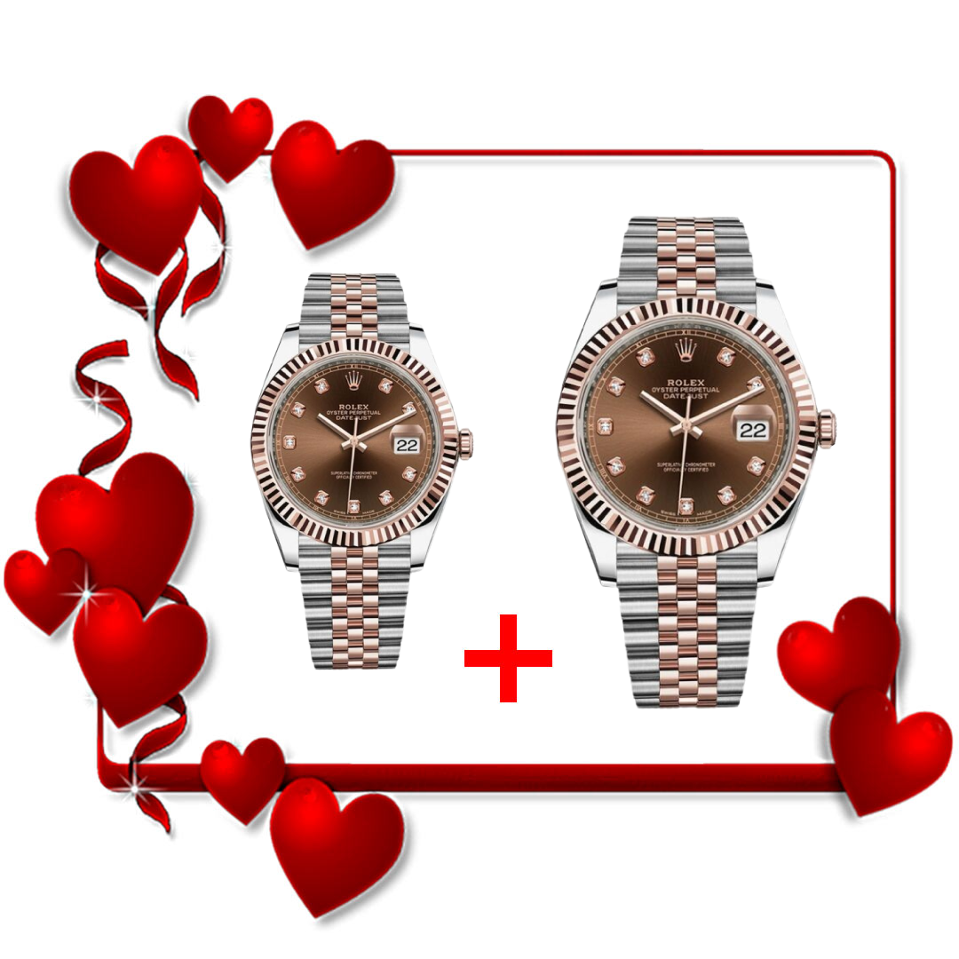 Pack Datejust Diamond Brown Diamond Jubilee