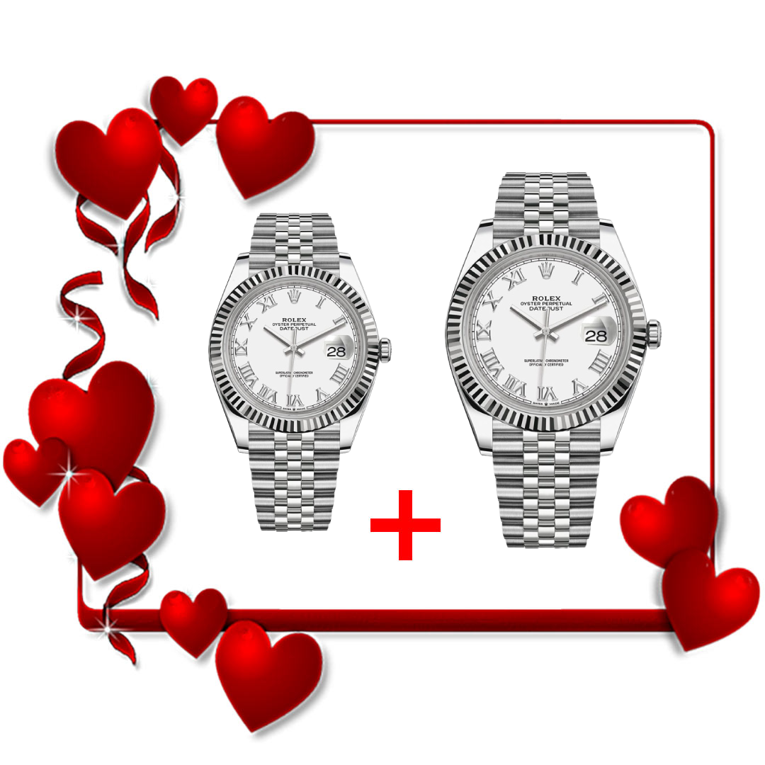 Pack Datejust Diamond White Roman Jubilee